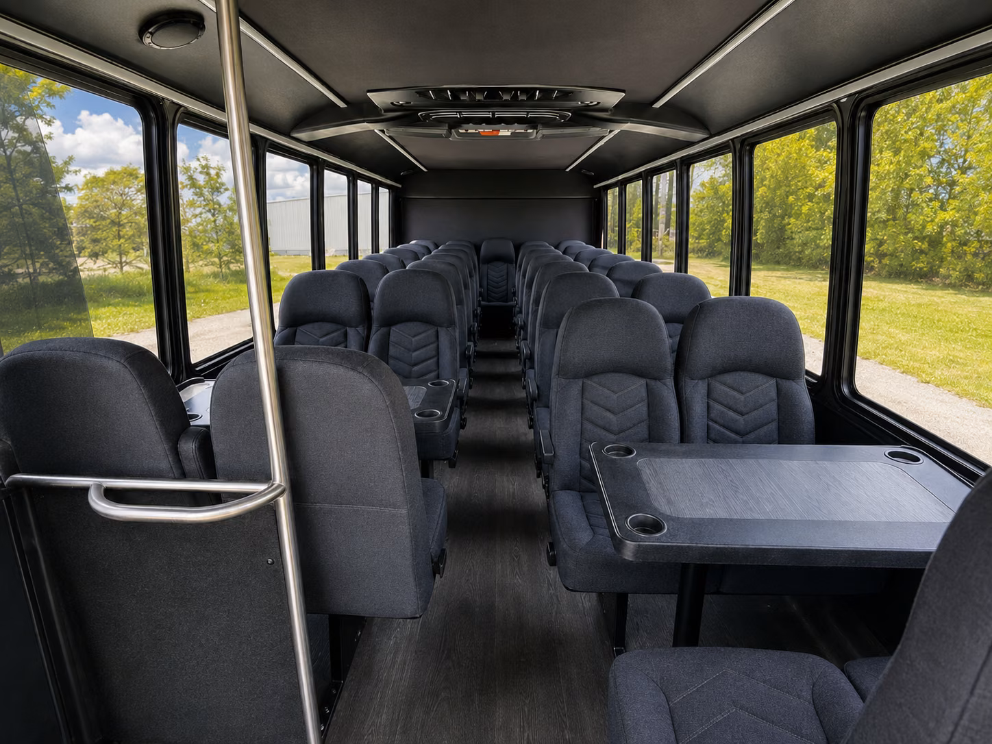 dayton 15 passenger minibus interior