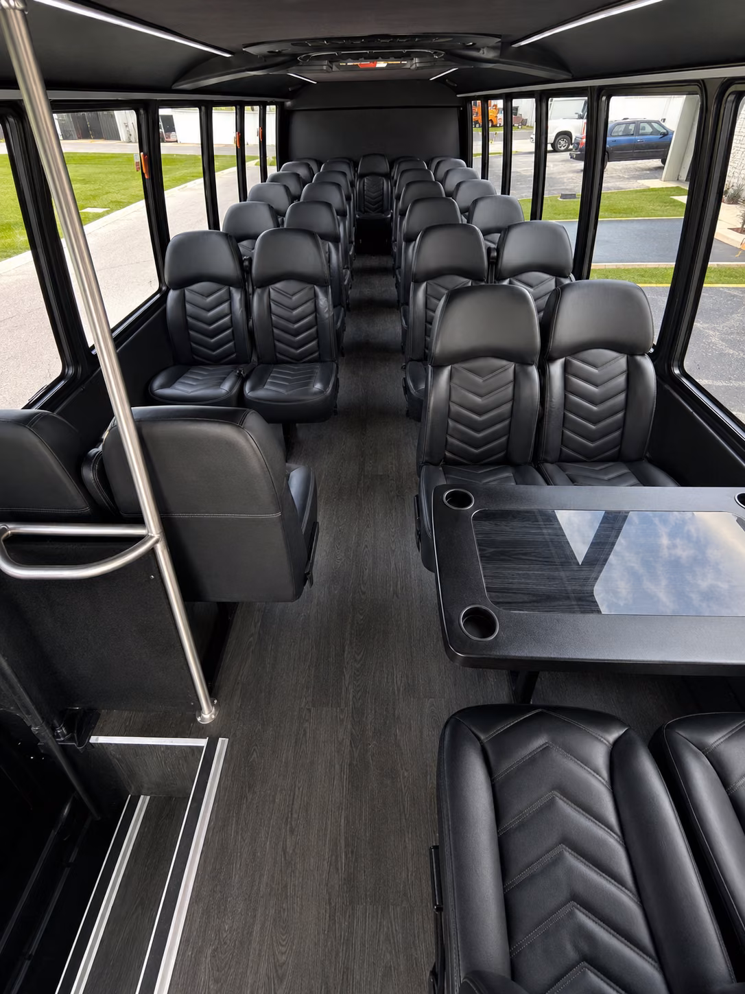 dayton 20 passenger minibus interior