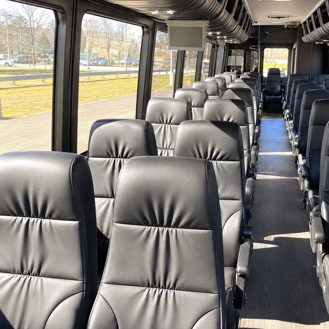 dayton 30 passenger minibus inside