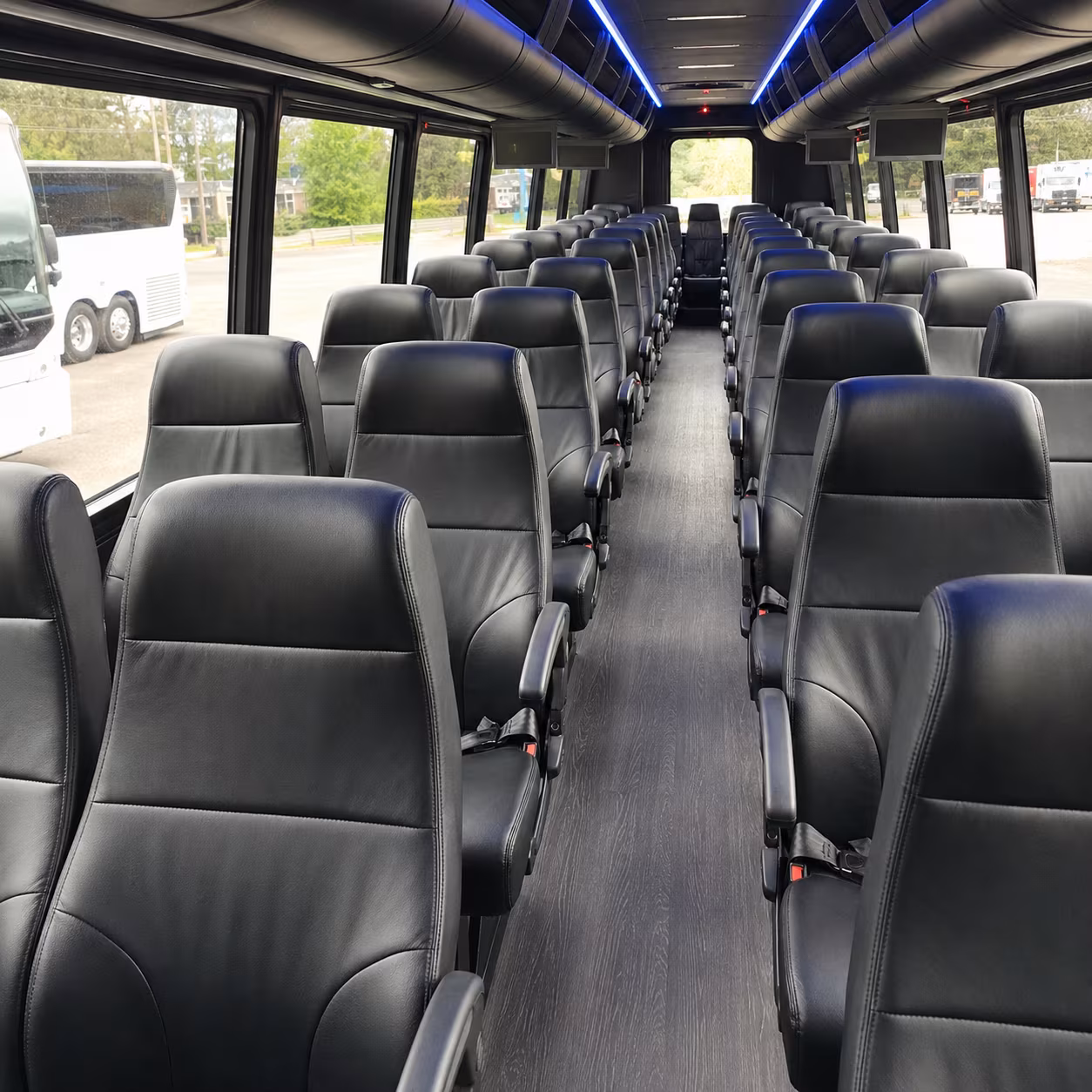 dayton 35 passenger minibus interior