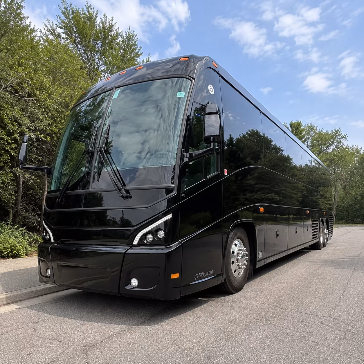 dayton 56 passenger charter bus