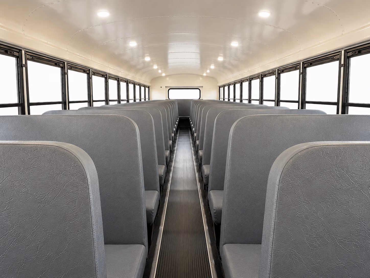 dayton school bus inside